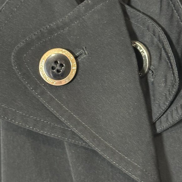 Calvin Klein trench coat jacket  Sz M WOMEN USA - Picture 3 of 8